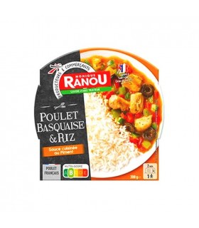 Monique Ranou Poulet Basquaise riz 300 gr