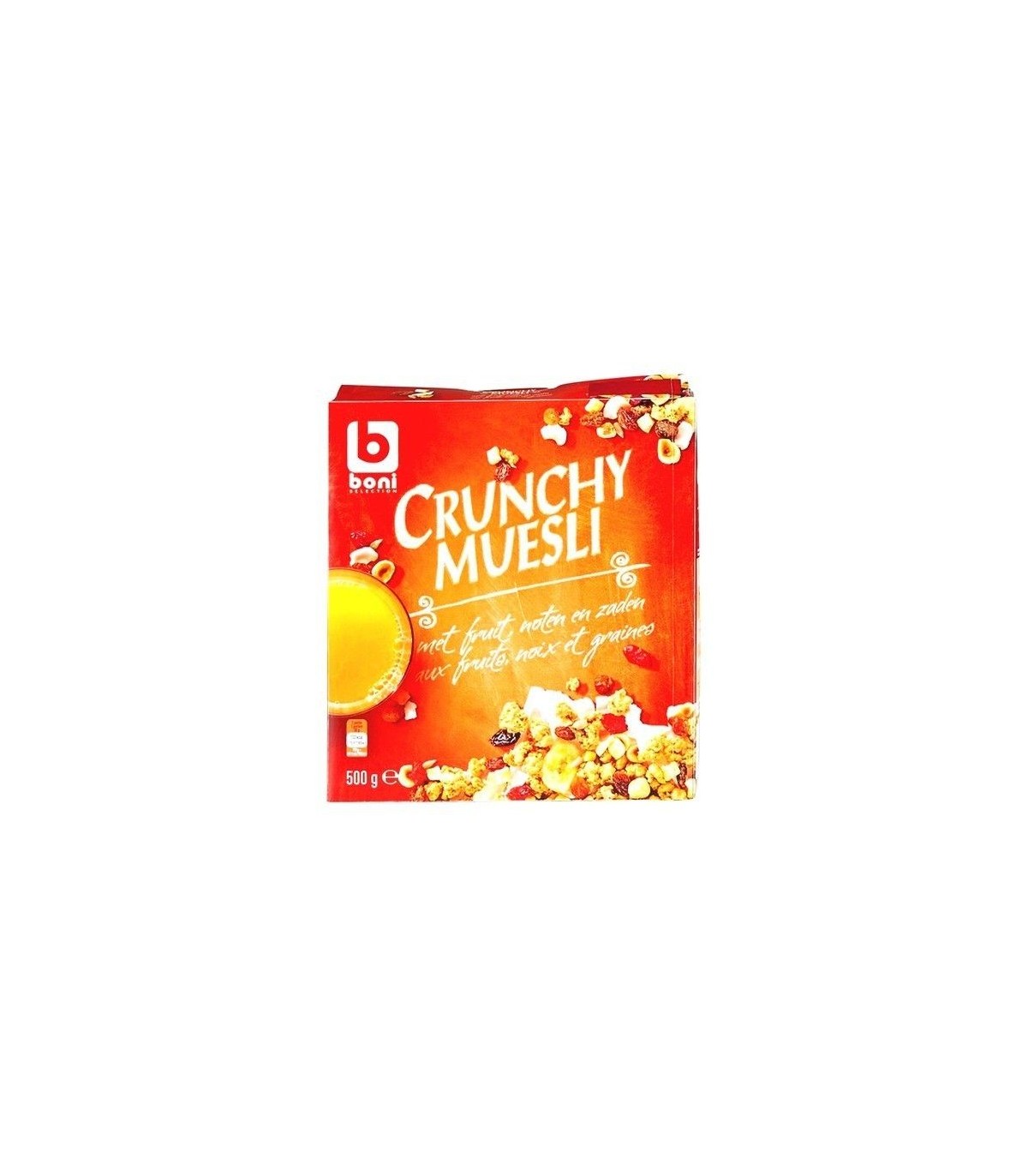 Boni Selection Crunchy muesli fruit 500 gr CHOCKIES