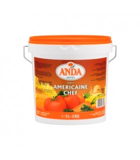 ANDA sauce américaine chef 3 L