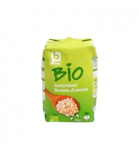 Boni Selection flocons avoine bio 500 gr CHOCKIES