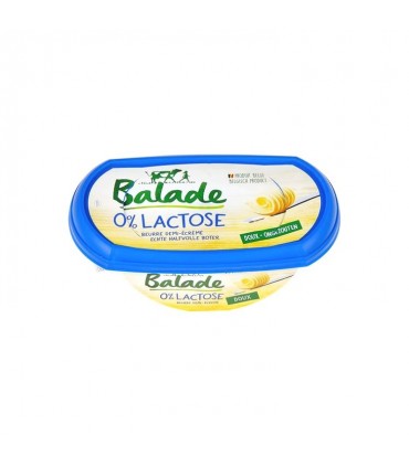 Balade 0% lactose semi-skimmed butter 250 gr