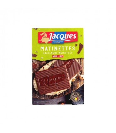 Jacques Matinette milk chocolate hazelnuts 128 gr