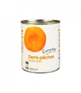 Everyday demi pêches sirop 820 gr EPICERIE CHOCKIES