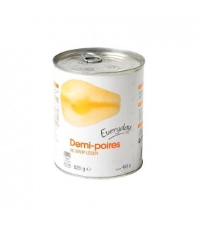 Everyday demi poires sirop 820 gr EPICERIE CHOCKIES