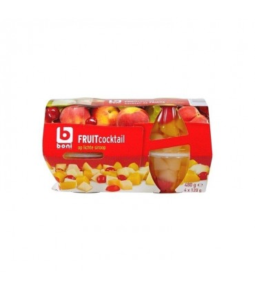 Boni Selection Cocktail fruits sirop 4x 120 gr CHOCKIES