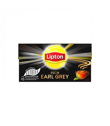 Lipton Rich Earl Grey thé noir bags 50 pc