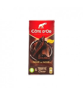 Côte d'Or tablette noir truffé cacao 190 gr