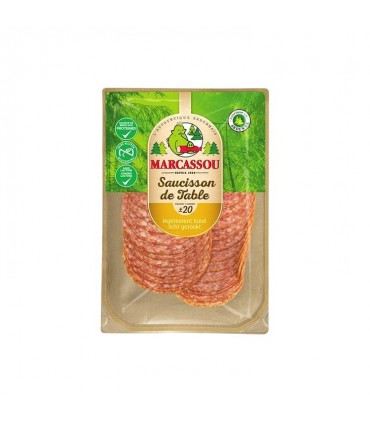 Marcassou table sausage slices 100 gr