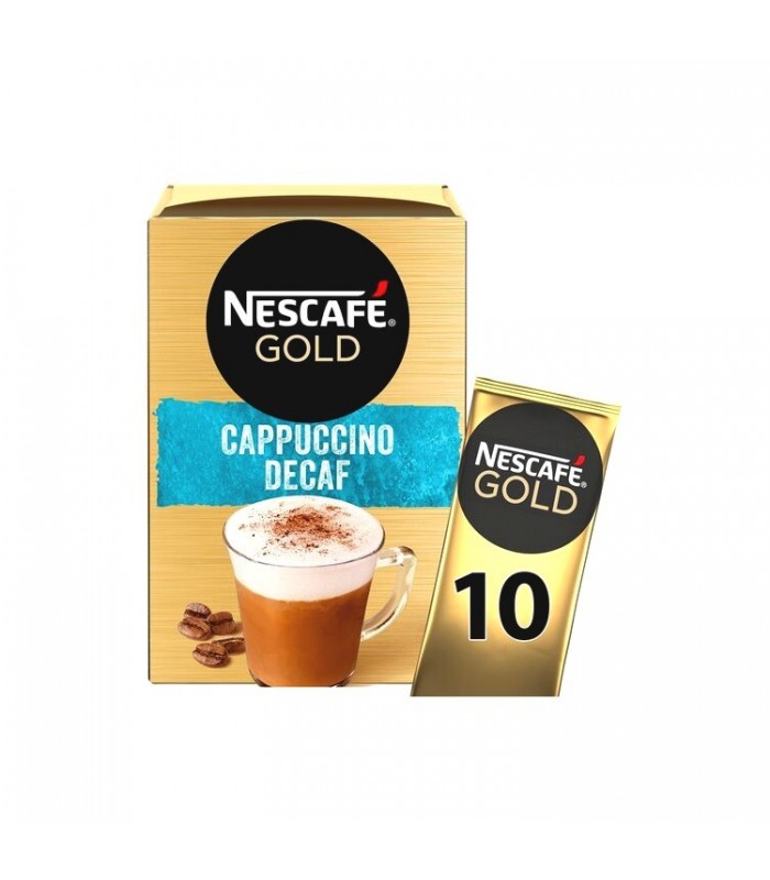 Nescafe Gold Cappuccino decaffeinated 10 pc