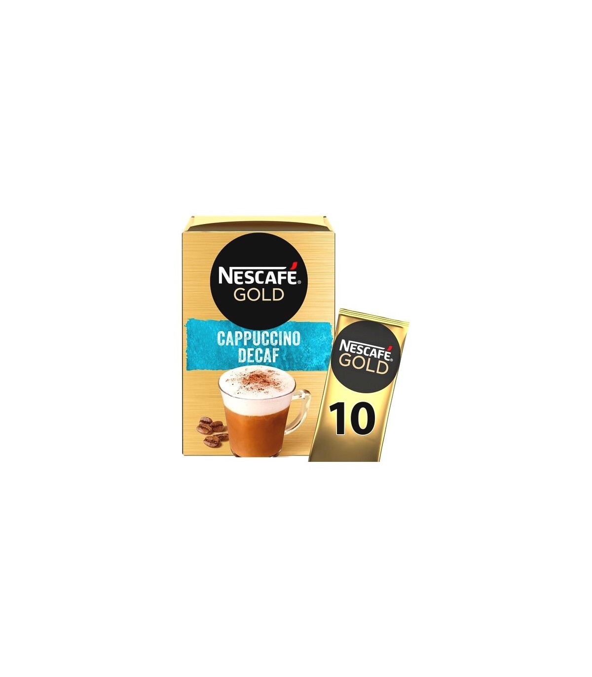 Nescafé Cappuccino décaféiné 10 pc EPICERIE CHOCKIES