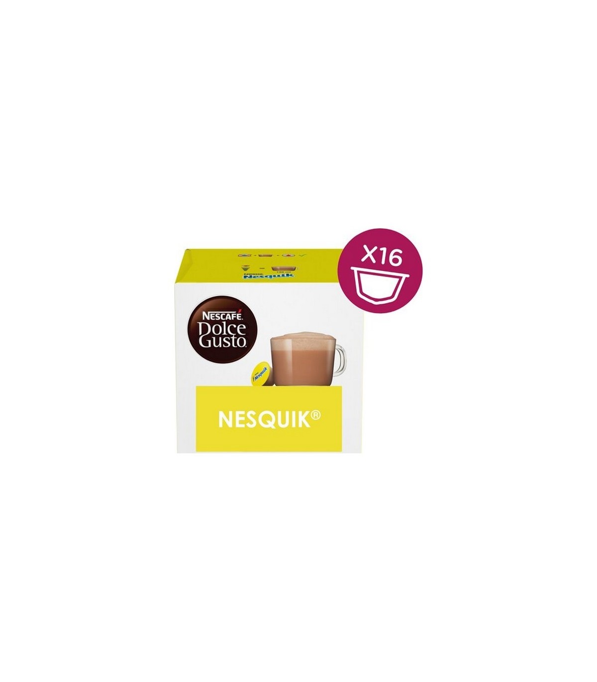 Nescafe Dolce Gusto Nesquik Hot Chocolate Drink Capsules 16 Pods