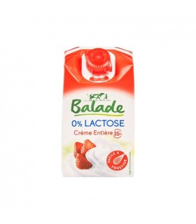 Balade 0% lactose full cream 35% 250 ml Balade - 1