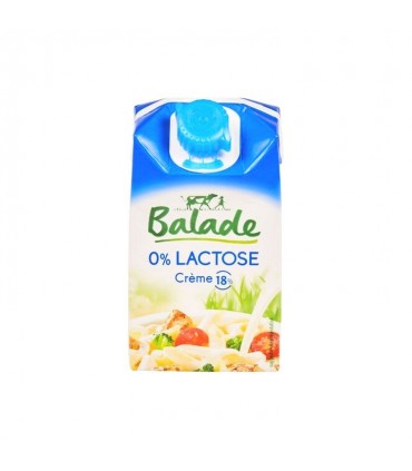 Balade 0% lactose crème légère 15% 250 ml