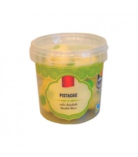 L - Favorina oeufs Pâques blanc pistache 200 gr