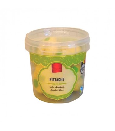 L - Favorina oeufs Pâques blanc pistache 200 gr