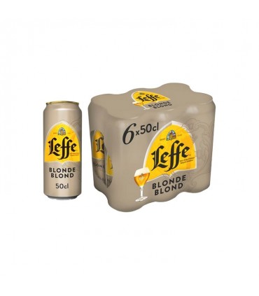 Leffe blond can 6,6% 6x 50 cl