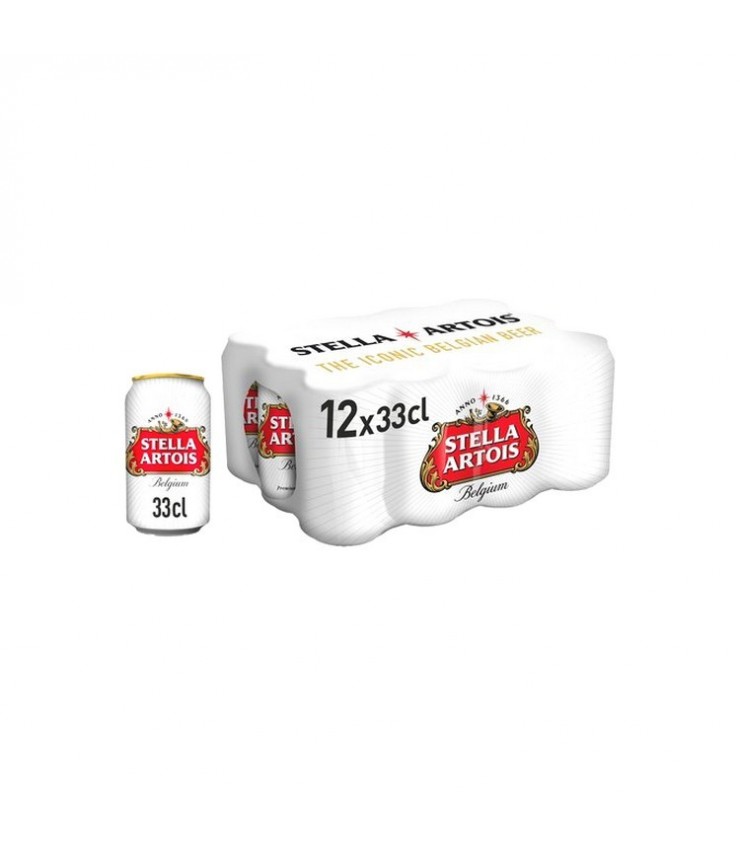 Stella Artois pils 5,2% can 33cl - CHOCKIES beer shop