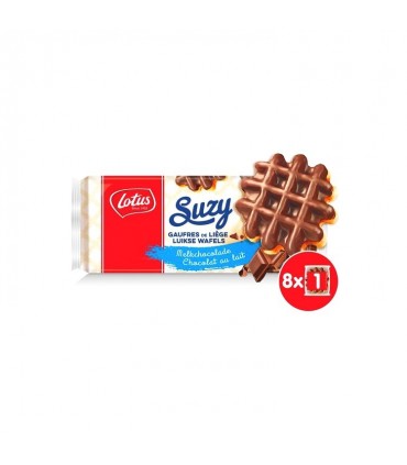 Lotus 8 gaufres Liège Suzy chocolat lait 460 gr