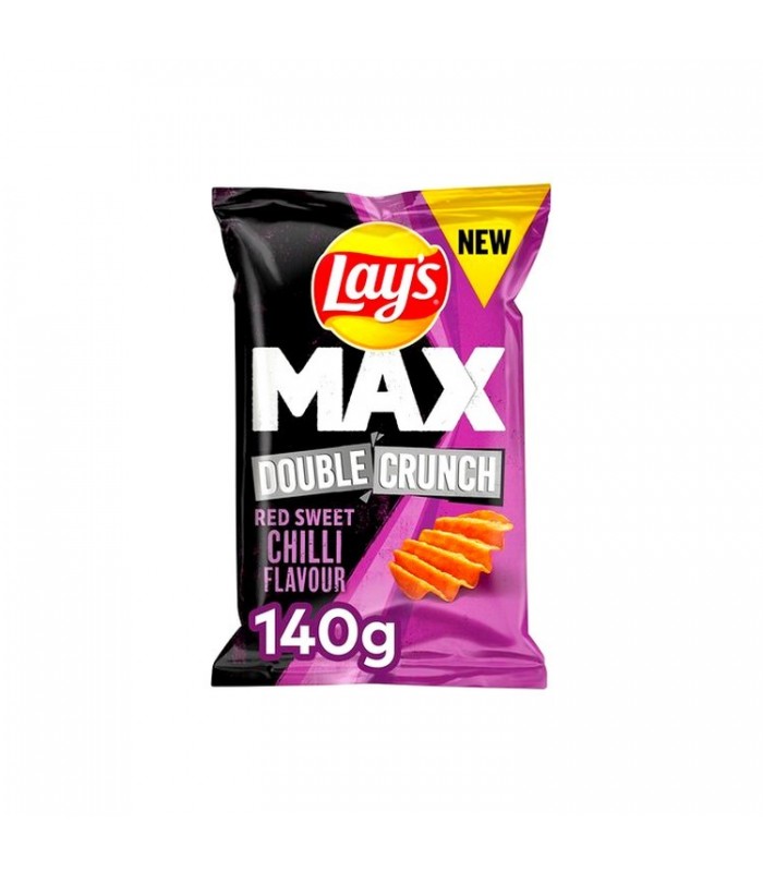 Lay's Chips Max double crunch red sweet chili 140 gr