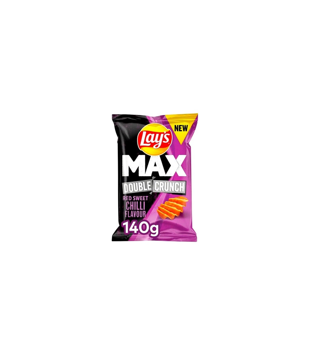 Paquet CHIPS LAYS MAX SMOKY PAPRIKA 185gr - Biscuits apéritifs