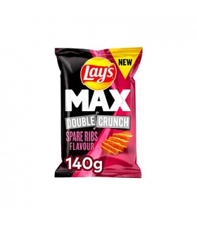 Lay's Chips Max double crunch spare ribs 140 gr