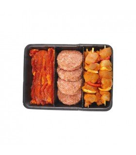 Barbecue tray 2 for 4 persons (+- 1,6 kg)