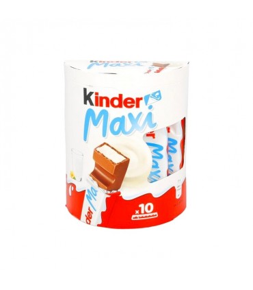 Ferrero Kinder 10 Maxi chocolate bars 210 gr