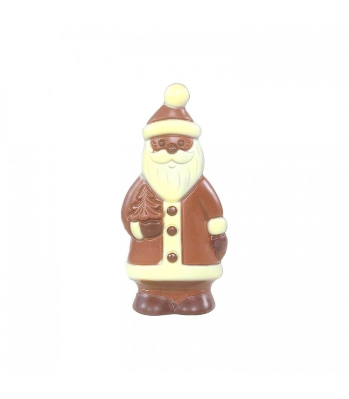 Santa Claus in decorated milk chocolate 12 cm 50 gr