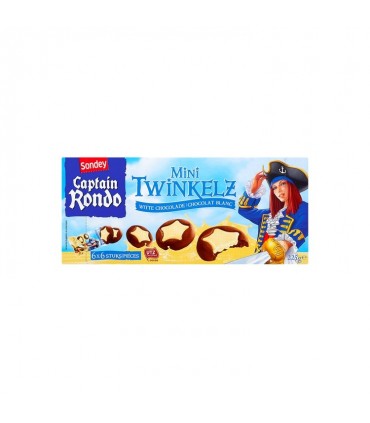 L - Captain Rondo mini twinkelz chocolat blanc 225 gr
