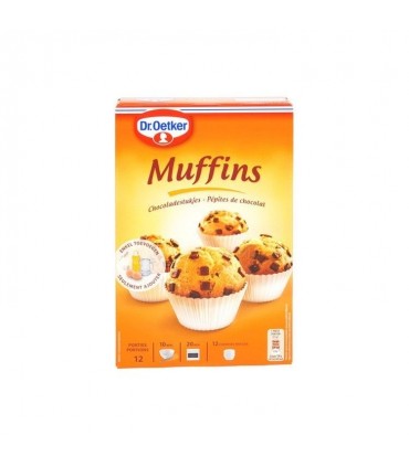 Dr Oetker chocolate chip muffins 370 gr CHOCKIES