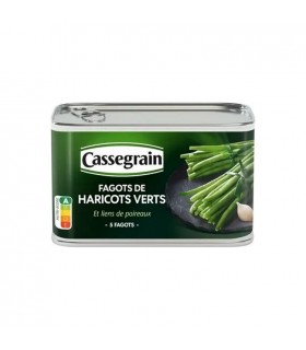 FR - Cassegrain fagots haricots verts liens poireaux 400 gr