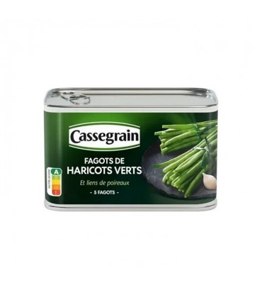 Cassegrain bundles of green beans and leeks 400 gr