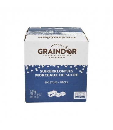 Graindor Sugar Chunks Pack individual 500 pc