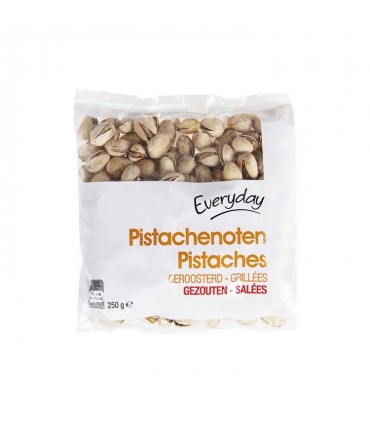Everyday roasted salted pistachios 250 gr