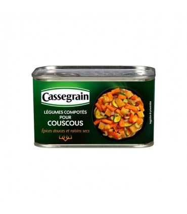 FR - Cassegrain stewed vegetables for couscous 375 gr