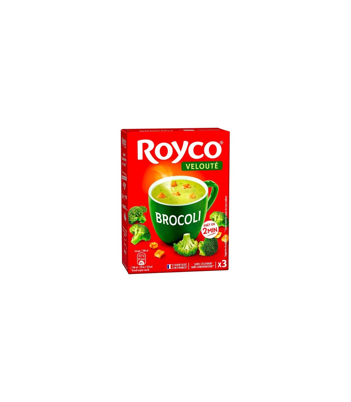 FR - Royco soupe velouté brocoli 3 pc CHOCKIES GROUP BELGICASTORE