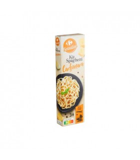 Carrefour Sensation spaghetti carbonara kit 3 porties