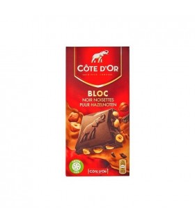 Côte d'Or Bloc noir noisette entière 180 gr CHOCKIES