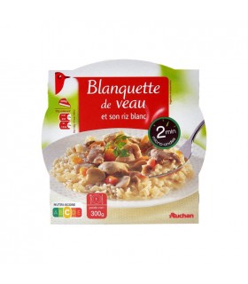 FR - Monique Ranou - Auchan Blanquette of veal rice 300 gr