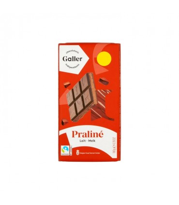 Galler milk chocolate praline bar 180 gr