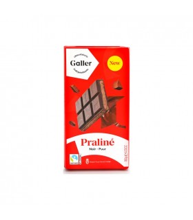 Galler dark chocolate praline bar 180 gr