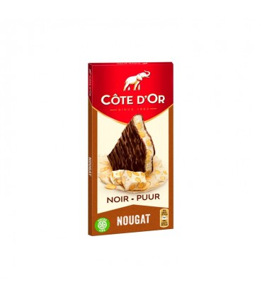 Côte d'Or pure chocoladereep gevuld met nougat 130 gr