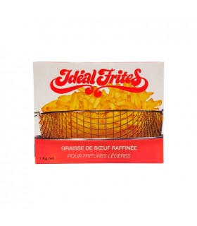 Idéal Frites graisse de boeuf raffinée 1 kg