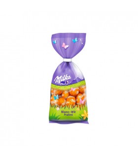 Milka oeufs chocolat blanc praliné 100 gr chockies