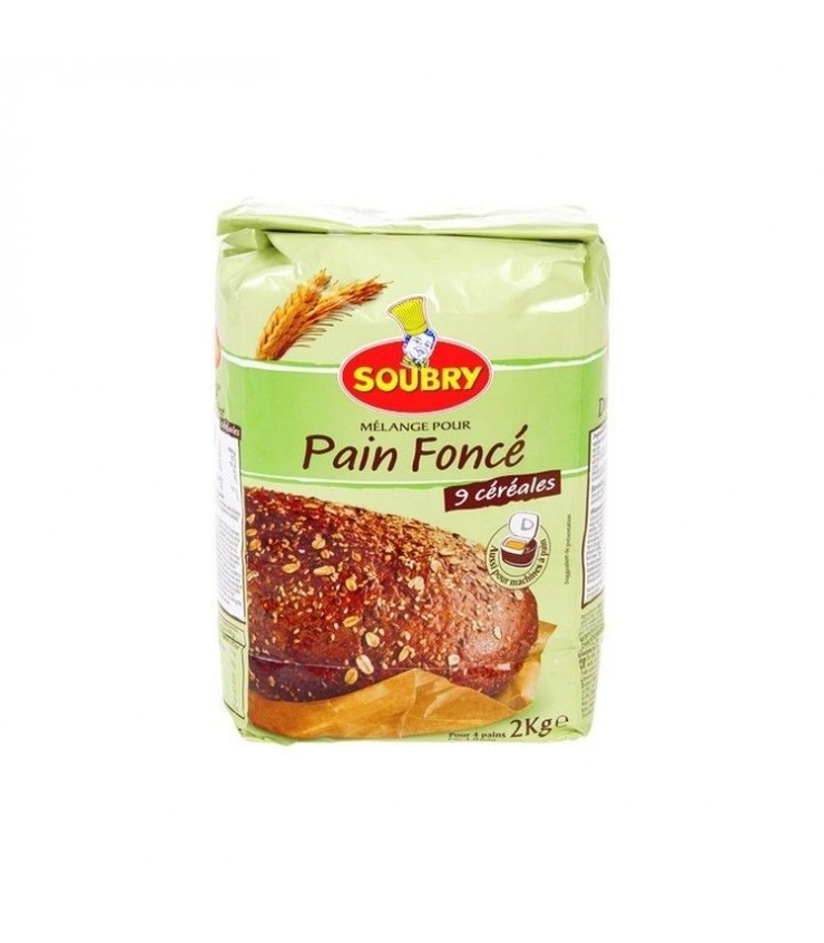 Soubry flour dark bread 9 cereals 2 kg CHOCKIES grocery