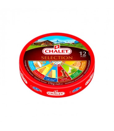 Assortiment chaletkaas 12 porties 170 gr