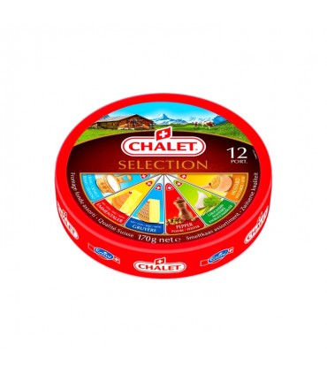 Chalet assortiment fromage 12 portions 170 gr