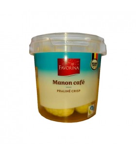 L - Favorina oeufs Pâques chocolat blanc manon café crispy 200 gr