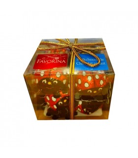 L - Favorina 16 melkchocolade lieveheersbeestjesfiguurtjes 100 gr