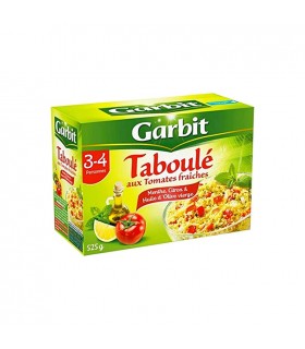 FR - Garbit taboulé tomates fraiches menthe citron huile olive 3-4 portions 525 gr